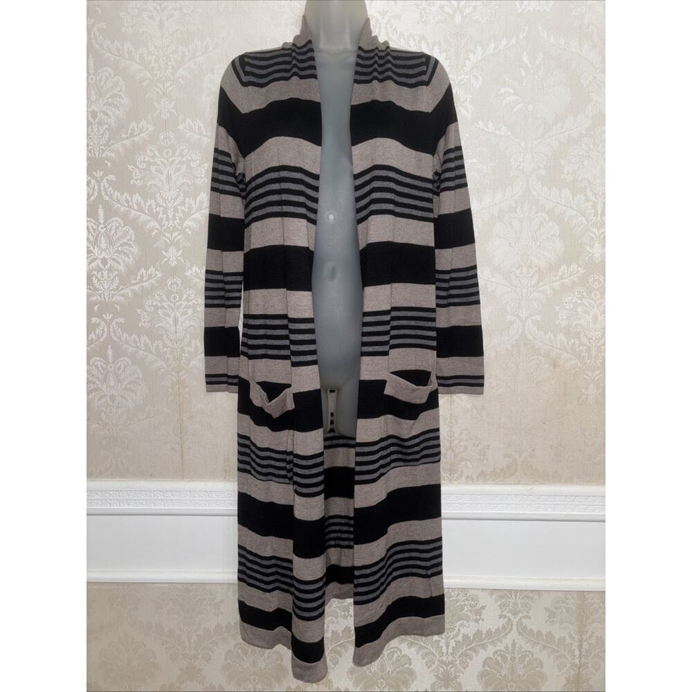 Laurie Felt Cashmere Blend Long Sleeve Duster Length Cardigan Size XS